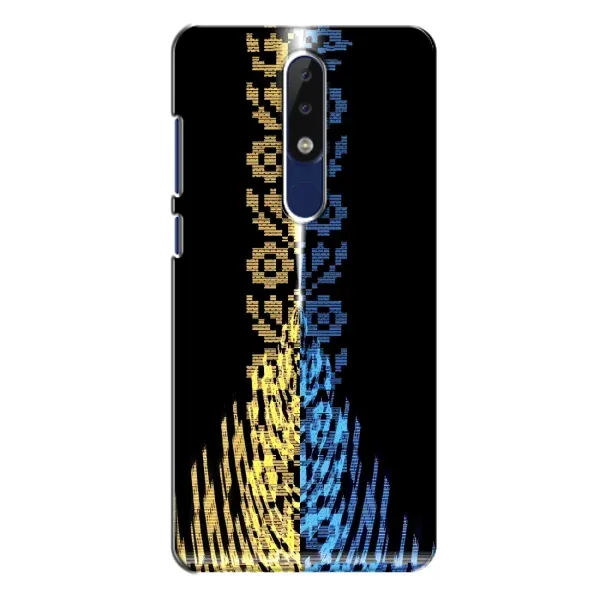 Чехол с рисунком «Патриотическая вышиванка» для Nokia 5.1 Plus (X5) Чехол с рисунком «Патриотическая вышиванка» для Nokia 5.1 Plus (X5)