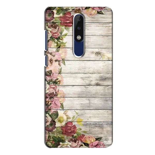 Чехол с рисунком «Плетущиеся цветы» для Nokia 5.1 Plus (X5) Чехол с рисунком «Плетущиеся цветы» для Nokia 5.1 Plus (X5)