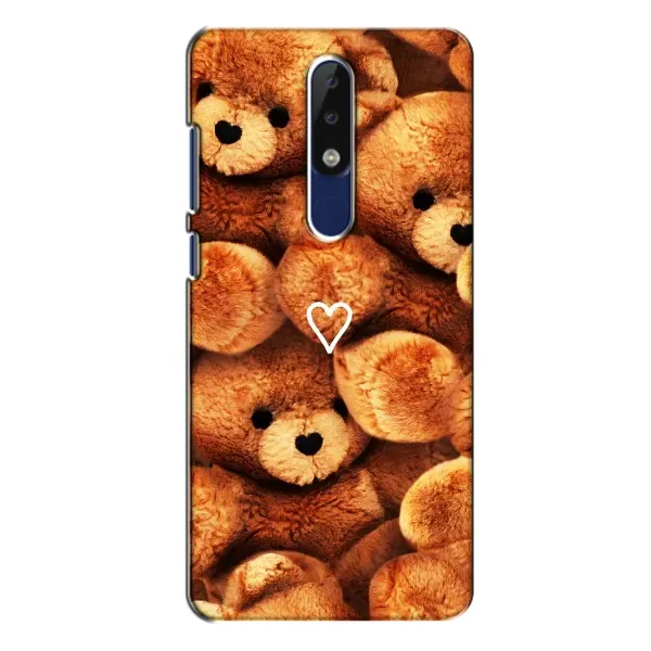Чехол с рисунком «Плюшевый медвеженок» для Nokia 5.1 Plus (X5) Чехол с рисунком «Плюшевый медвеженок» для Nokia 5.1 Plus (X5)