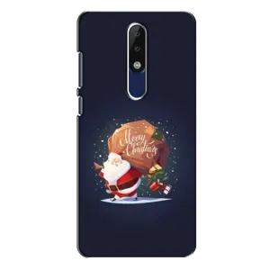 Чехол Санта Клаус для Nokia 5.1 Plus (X5) (Подарки от Санты)