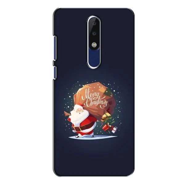 Чехол с рисунком «Подарки от Санты» для Nokia 5.1 Plus (X5)