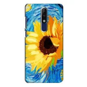 Чехлы с картинкой Подсолнухов для Нокиа 5.1 Плюс (Подсолнух цветок)