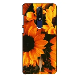 Чехлы с картинкой Подсолнухов для Нокиа 5.1 Плюс (подсолнухи)