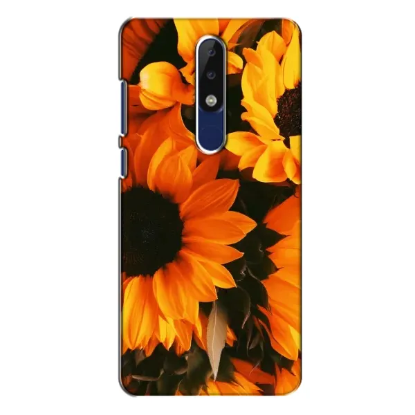 Чехол с рисунком «подсолнухи» для Nokia 5.1 Plus (X5) Чехол с рисунком «подсолнухи» для Nokia 5.1 Plus (X5)