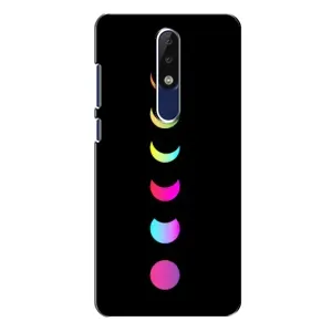 Чохол (ТПУ) з планетами на Nokia 5.1 Plus (X5) (Повнолуння)