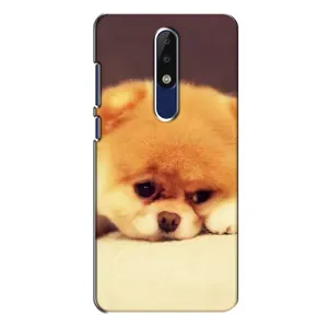 Чехол (ТПУ) Милые собачки для Nokia 5.1 Plus (X5) (Померанский шпиц)