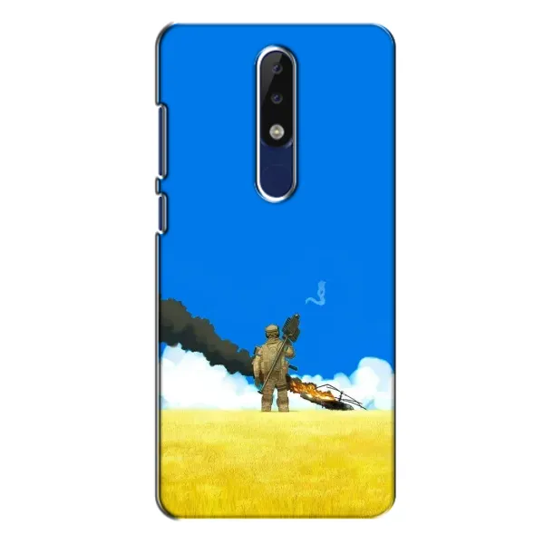 Чехол с рисунком «Попадание» для Nokia 5.1 Plus (X5) Чехол с рисунком «Попадание» для Nokia 5.1 Plus (X5)