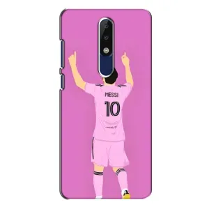 Чехлы Лео Месси в Майами на Nokia 5.1 Plus (X5) (Празднование Месси)