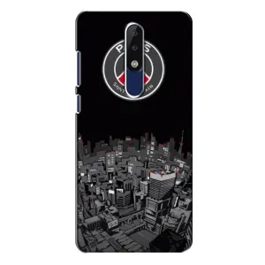 Силіконові Чохли з принтом Футбол на Nokia 5.1 Plus (X5) (PSG)