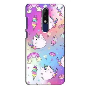 Чохол Unicorn на Nokia 5.1 Plus (X5) (Веселка і Єдинорог)