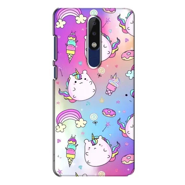 Чехол с рисунком «Радуга и Единорог» для Nokia 5.1 Plus (X5) Чехол с рисунком «Радуга и Единорог» для Nokia 5.1 Plus (X5)