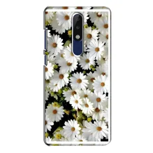 Чехол с ромашками на Nokia 5.1 Plus (X5) (Рамка в ромашках)
