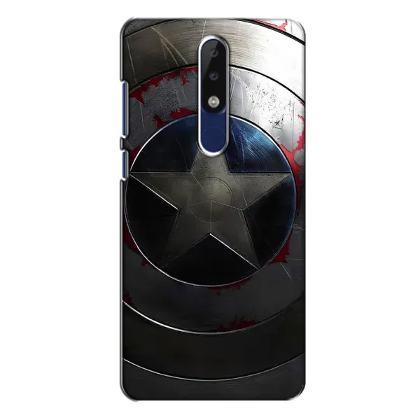 Чохол з малюнком «Ретро Щит Капітана» для Nokia 5.1 Plus (X5) Чохол з малюнком «Ретро Щит Капітана» для Nokia 5.1 Plus (X5)