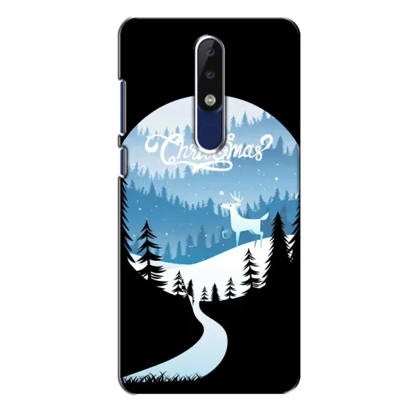 Чехол с рисунком «Рождественский Олень» для Nokia 5.1 Plus (X5) Чехол с рисунком «Рождественский Олень» для Nokia 5.1 Plus (X5)