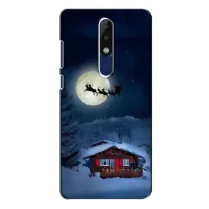 Чехол Санта Клаус для Nokia 5.1 Plus (X5) (Санта)