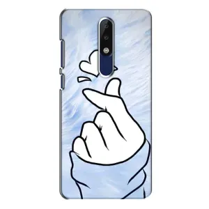 Чохол (Знак сердечка) для Nokia 5.1 Plus (X5) (Серце знак)