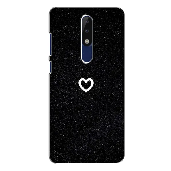 Чехол с рисунком «Сердечко» для Nokia 5.1 Plus (X5) Чехол с рисунком «Сердечко» для Nokia 5.1 Plus (X5)