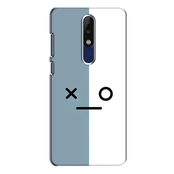 Чехол с рисунком «Серо-белый» для Nokia 5.1 Plus (X5) Чехол с рисунком «Серо-белый» для Nokia 5.1 Plus (X5)