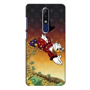 Силіконовий чохол для Nokia 5.1 Plus (X5) (Скрудж Луі Віттон)