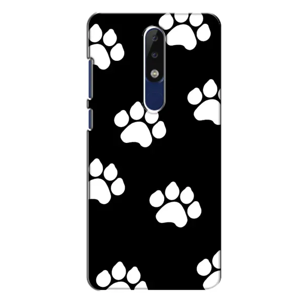 Чехол с рисунком «Следы собак» для Nokia 5.1 Plus (X5) Чехол с рисунком «Следы собак» для Nokia 5.1 Plus (X5)
