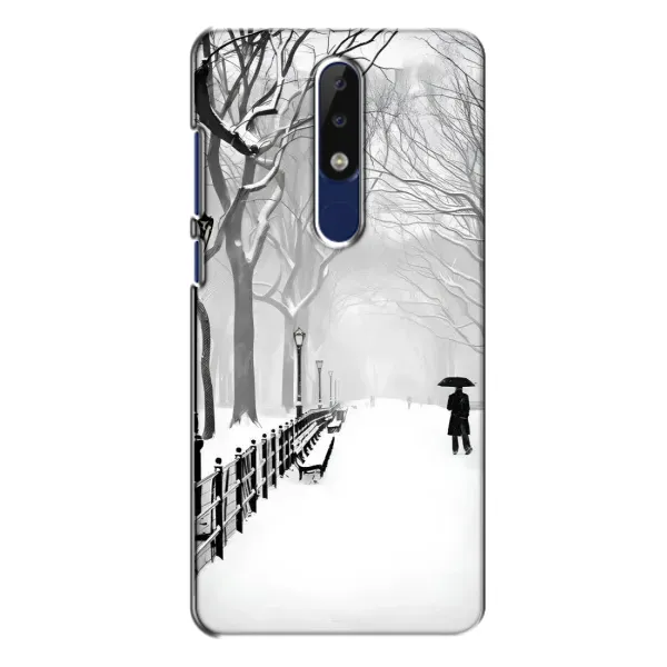 Чехол с рисунком «Снегом замело» для Nokia 5.1 Plus (X5) Чехол с рисунком «Снегом замело» для Nokia 5.1 Plus (X5)