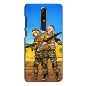 Чехлы с принтом (Воины ЗСУ) для Nokia 5.1 Plus (X5) (Солдаты ЗСУ)