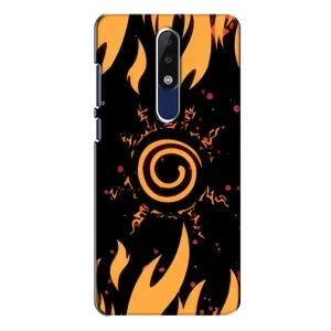 Купить Чехлы на телефон с принтом Anime для Nokia 5.1 Plus (X5) (Солнце Наруто)