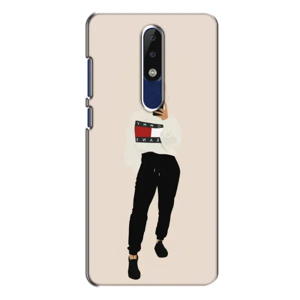 Чехол с рисунком «Стильная» для Nokia 5.1 Plus (X5)