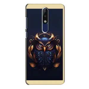 Чехлы с принтом СОВЫ для Nokia 5.1 Plus (X5) (Стильная Сова)