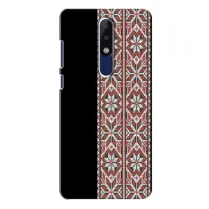 Силиконовый Чехол на Nokia 5.1 Plus (X5) с картинкой Вышиванки (Стильная вишиванка)