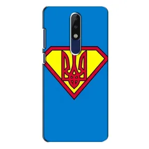 Чехол с картинкой (Патриотический ГЕРБ) на Nokia 5.1 Plus (X5) (Super - Герб)