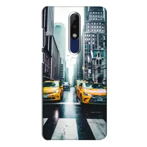 Силиконовый бампер (Работники) на Nokia 5.1 Plus (X5) (Такси)