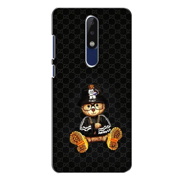 Чехол с рисунком «Тедди Гуччи» для Nokia 5.1 Plus (X5) Чехол с рисунком «Тедди Гуччи» для Nokia 5.1 Plus (X5)