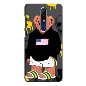 Чехлы Мишка Тедди для Нокиа 5.1 Плюс (Teddy USA)