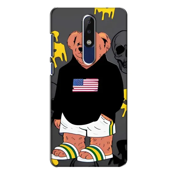 Чехол с рисунком «Teddy USA» для Nokia 5.1 Plus (X5) Чехол с рисунком «Teddy USA» для Nokia 5.1 Plus (X5)
