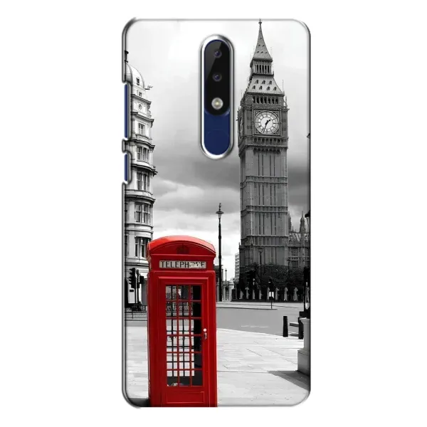 Чехол с рисунком «TELEPHONE» для Nokia 5.1 Plus (X5) Чехол с рисунком «TELEPHONE» для Nokia 5.1 Plus (X5)