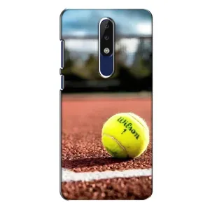 Чехлы с принтом Спортивная тематика для Nokia 5.1 Plus (X5) (Теннисный корт)
