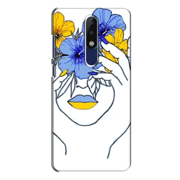 Чехол с рисунком «Украинка на всю голову» для Nokia 5.1 Plus (X5) Чехол с рисунком «Украинка на всю голову» для Nokia 5.1 Plus (X5)
