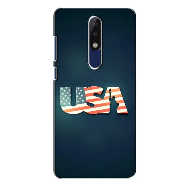 Чохол з малюнком «USA» для Nokia 5.1 Plus (X5) Чохол з малюнком «USA» для Nokia 5.1 Plus (X5)