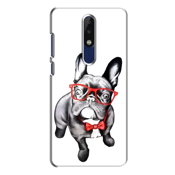 Чехол с рисунком «В очках» для Nokia 5.1 Plus (X5) Чехол с рисунком «В очках» для Nokia 5.1 Plus (X5)