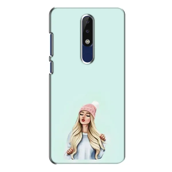 Чехол с рисунком «В шапке» для Nokia 5.1 Plus (X5)
