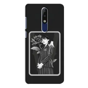 Чехлы с принтом Уэнсдей на Nokia 5.1 Plus (X5) (Венсдей картина)
