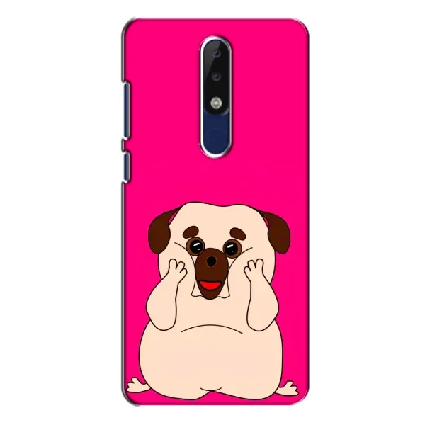 Чехол с рисунком «Веселый Мопсик» для Nokia 5.1 Plus (X5) Чехол с рисунком «Веселый Мопсик» для Nokia 5.1 Plus (X5)