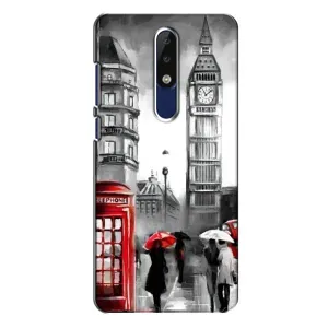 Чехол с рисунком «Вид на Биг Бен» для Nokia 5.1 Plus (X5)