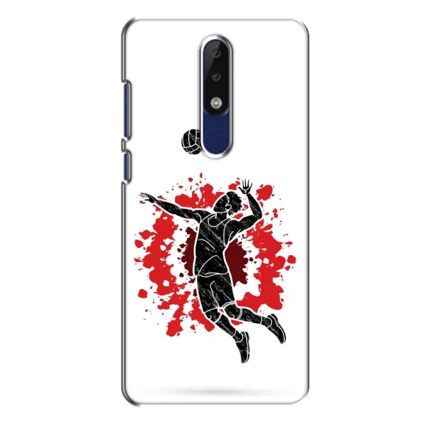 Чехол с рисунком «Волейболист» для Nokia 5.1 Plus (X5) Чехол с рисунком «Волейболист» для Nokia 5.1 Plus (X5)