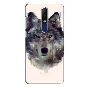 Чехол с Волком на Nokia 5.1 Plus (X5) (Волк)