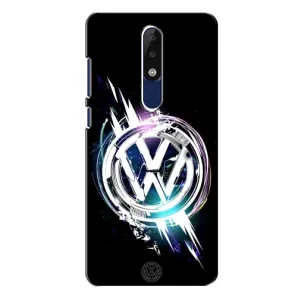 Чехол "Фольксваген" для Nokia 5.1 Plus (X5) (Volkswagen на черном)