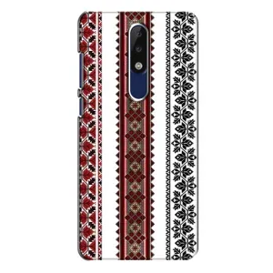 Силиконовый Чехол на Nokia 5.1 Plus (X5) с картинкой Вышиванки (Вышиваночки)