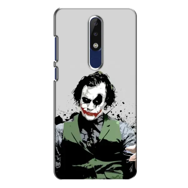 Чехол с рисунком «Взгляд Джокера» для Nokia 5.1 Plus (X5) Чехол с рисунком «Взгляд Джокера» для Nokia 5.1 Plus (X5)