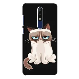 Чехол на тематику: Коты для Nokia 5.1 Plus (X5) (Взгляд кота)